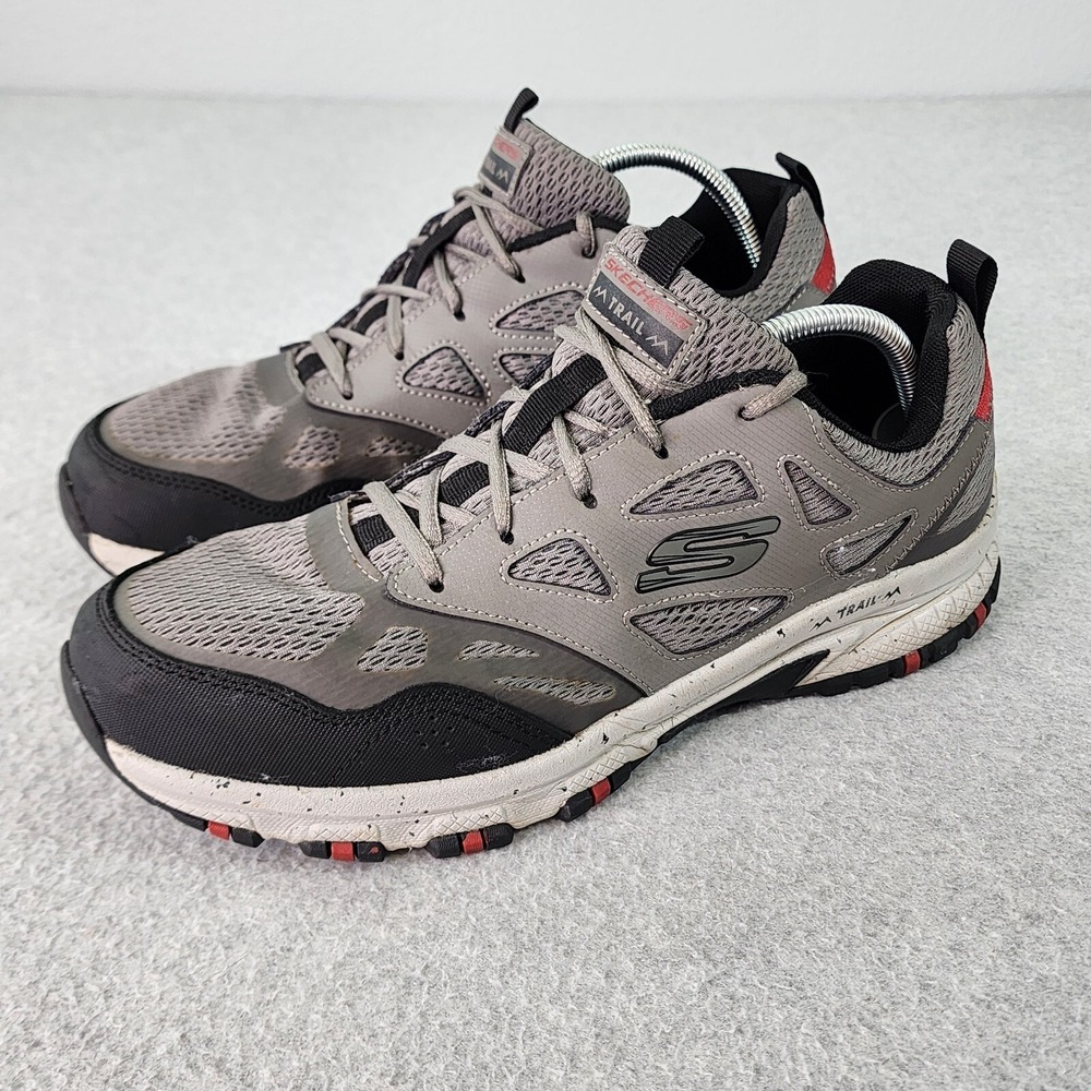 Skechers Trail Sneakers Mens Size 11 Hillcrest Gray Lace Up Casual Shoes 237265W